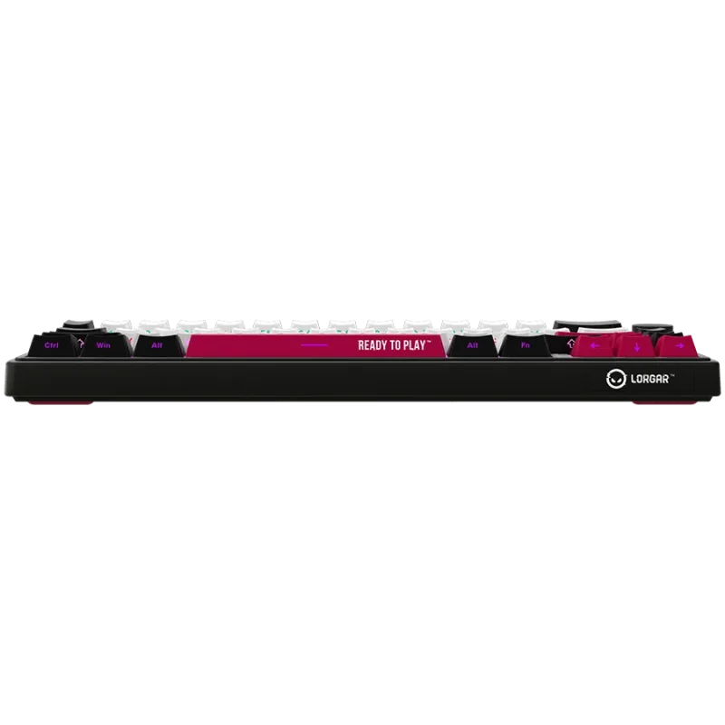LORGAR KBP70MW, Wireless 65% Mechanical Gaming Keyboard Pro, Black/red, EN layout - 1