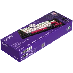 LORGAR KBP70MW, Wireless 65% Mechanical Gaming Keyboard Pro, Black/red, EN layout - 10