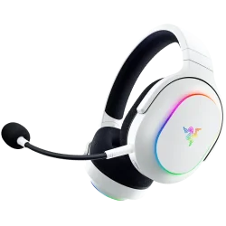 Razer Barracuda X Chroma, Gaming Headset, White, Oval Ear Cushions, 2.4 GHz Wireless / Bluetooth, Breathable Fabric with Memory 
