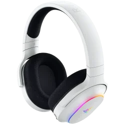 Razer Barracuda X Chroma, Gaming Headset, White, Oval Ear Cushions, 2.4 GHz Wireless / Bluetooth, Breathable Fabric with Memory 