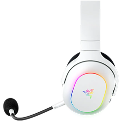 Razer Barracuda X Chroma, Gaming Headset, White, Oval Ear Cushions, 2.4 GHz Wireless / Bluetooth, Breathable Fabric with Memory 