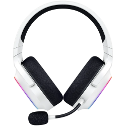 Razer Barracuda X Chroma, Gaming Headset, White, Oval Ear Cushions, 2.4 GHz Wireless / Bluetooth, Breathable Fabric with Memory 