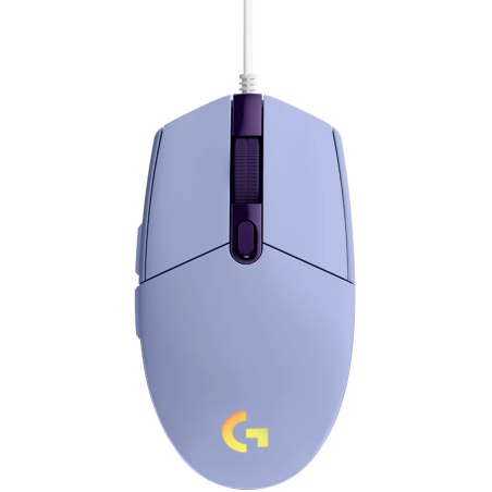LOGITECH G102 LIGHTSYNC Corded Gaming Mouse - LILAC - USB - EER - 1