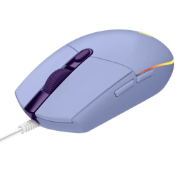 LOGITECH G102 LIGHTSYNC Corded Gaming Mouse - LILAC - USB - EER - 3