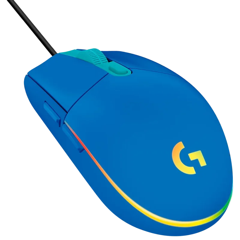 LOGITECH G102 LIGHTSYNC Corded Gaming Mouse - BLUE - USB - EER - 1