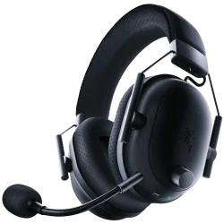 BlackShark V2 Pro (2023) - Black, Wireless Gaming Headset, Razer TriForce Titanium Driver 50 mm, Oval Ear Cushions, Detachable S