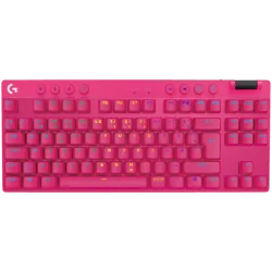 LOGITECH G PRO X TKL LIGHTSPEED Mechanical Gaming Keyboard - MAGENTA - US INT'l - TACTILE - 1