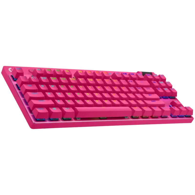 LOGITECH G PRO X TKL LIGHTSPEED Mechanical Gaming Keyboard - MAGENTA - US INT'l - TACTILE - 1