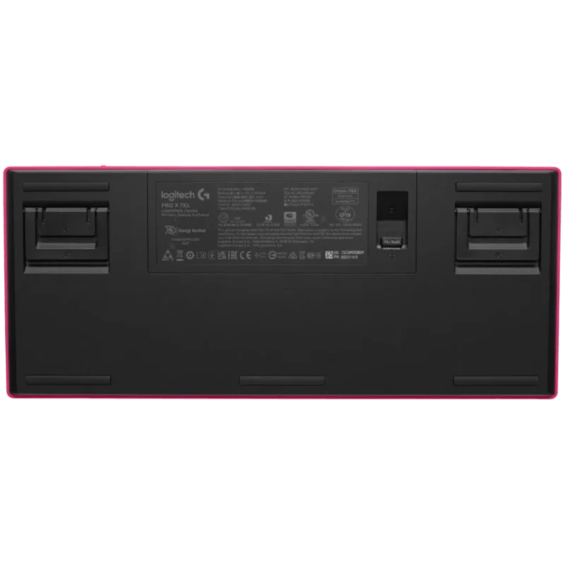 LOGITECH G PRO X TKL LIGHTSPEED Mechanical Gaming Keyboard - MAGENTA - US INT'l - TACTILE - 1
