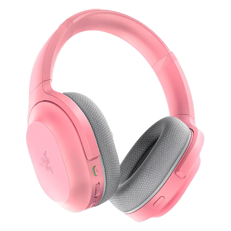 Razer Barracuda Pink, Wireless Multi-platform Gaming and Mobile Headset, Razer TriForce 50mm Drivers, Dual Integrated Noise-Canc