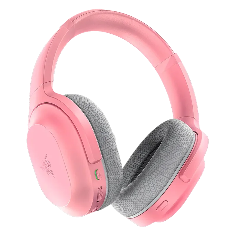 Razer Barracuda Pink, Wireless Multi-platform Gaming and Mobile Headset, Razer TriForce 50mm Drivers, Dual Integrated Noise-Canc