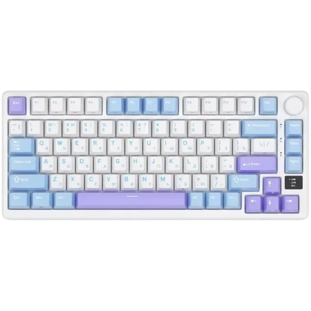 ROYAL KLUDGE RK-M75 Taro Milk Gaming Keyboard K Silver switch - 1