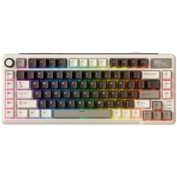 ROYAL KLUDGE RK L75 Mocha Grey Gaming Keyboard Cream switch - 1