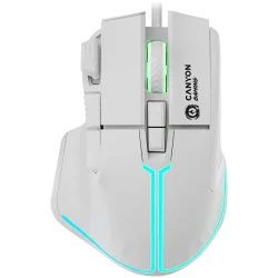 CANYON mouse Fortnax GM-636 RGB 9buttons Wired White - 1