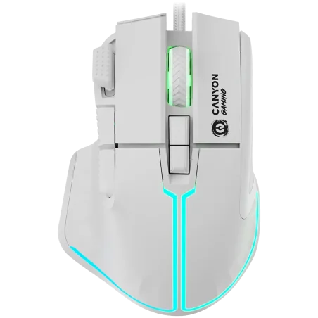 CANYON mouse Fortnax GM-636 RGB 9buttons Wired White - 1