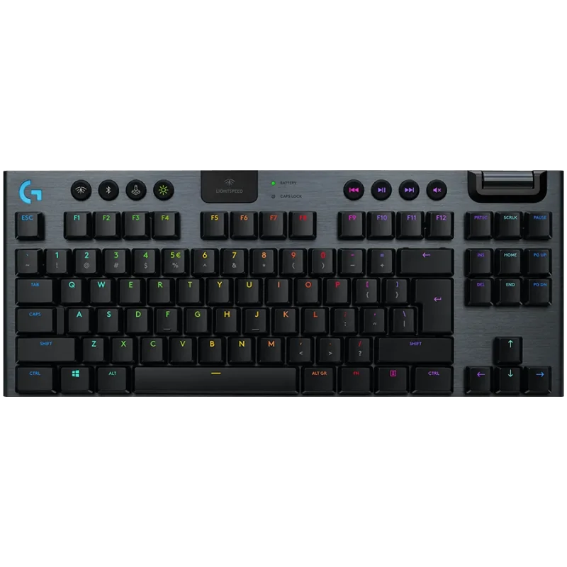 LOGITECH G915 X LIGHTSPEED Wireless Gaming Keyboard - BLACK - US INT'L - 2.4GHZ/BT - EMEA28i-935 - CLICKY - 1