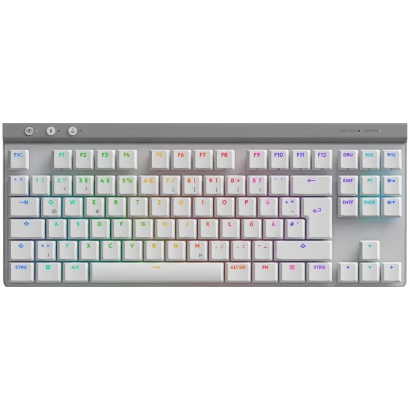LOGITECH G515 LIGHTSPEED TKL - WHITE - US INT'L - 2.4GHZ/BT- EMEA28i-935 - TACTILE - 1