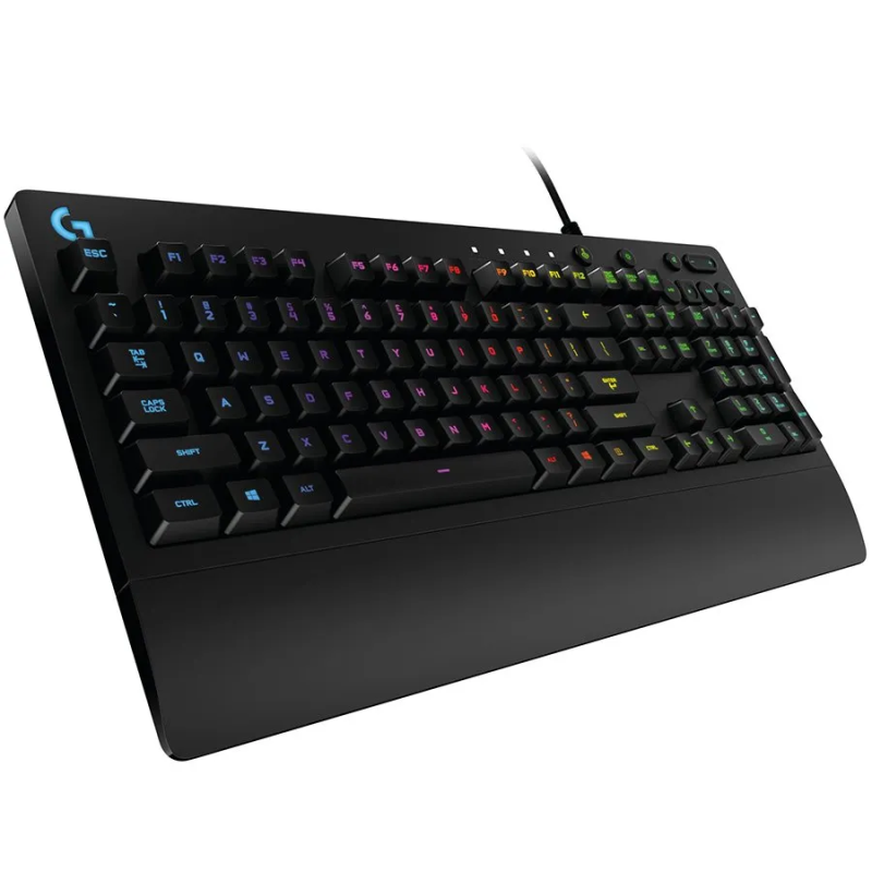 LOGITECH G213 Prodigy Corded RGB Gaming Keyboard - BLACK - US INT'L - USB - 1