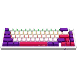 LORGAR KBP70MW, Wireless 65% Mechanical Gaming Keyboard Pro, White, EN layout - 3