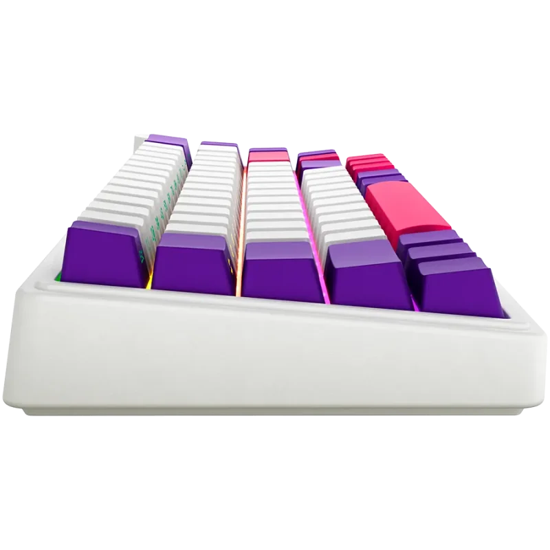 LORGAR KBP70MW, Wireless 65% Mechanical Gaming Keyboard Pro, White, EN layout - 1