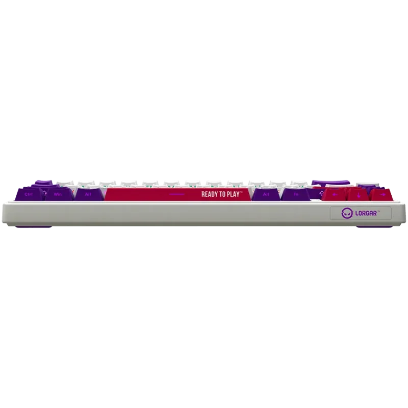 LORGAR KBP70MW, Wireless 65% Mechanical Gaming Keyboard Pro, White, EN layout - 1
