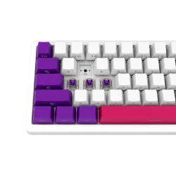 LORGAR KBP70MW, Wireless 65% Mechanical Gaming Keyboard Pro, White, EN layout - 8