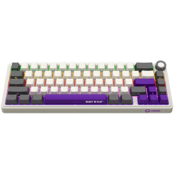 LORGAR KBP70MW, Wireless 65% Mechanical Gaming Keyboard Pro, Beige, EN layout - 3
