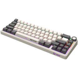 LORGAR KBP70MW, Wireless 65% Mechanical Gaming Keyboard Pro, Beige, EN layout - 7