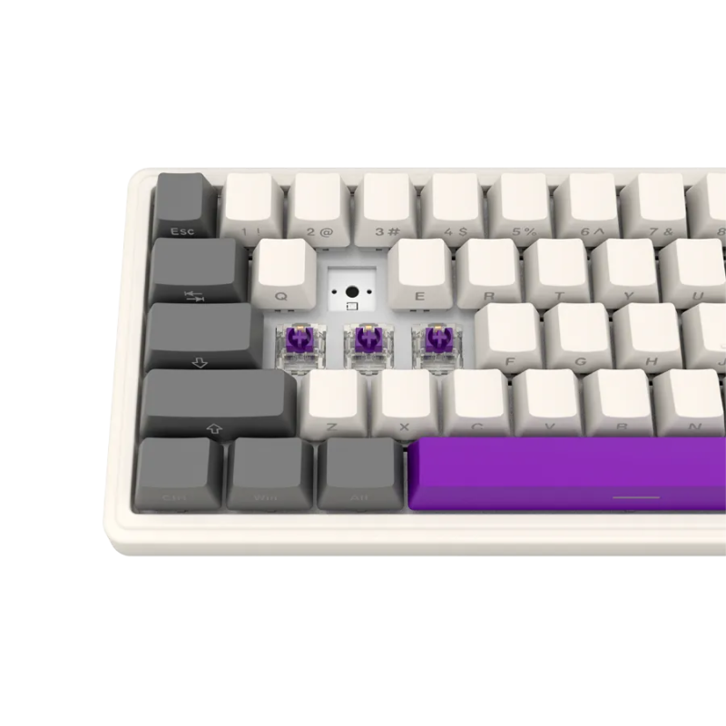 LORGAR KBP70MW, Wireless 65% Mechanical Gaming Keyboard Pro, Beige, EN layout - 1