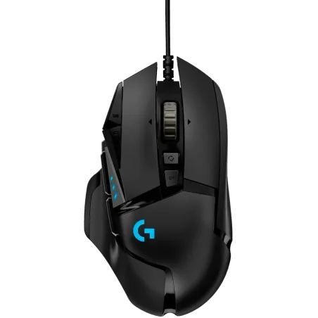 LOGITECH G502 Corded Gaming Mouse - HERO - BLACK - USB - EER2 - 1