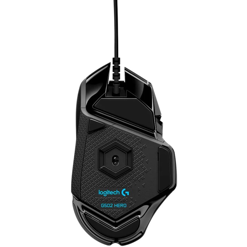 LOGITECH G502 Corded Gaming Mouse - HERO - BLACK - USB - EER2 - 1