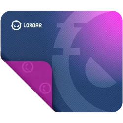 Lorgar Main 133, Gaming mouse pad, High-speed surface, Purple anti-slip rubber base, size: 360mm x 300mm x 3mm, weight 0.2kg - 3
