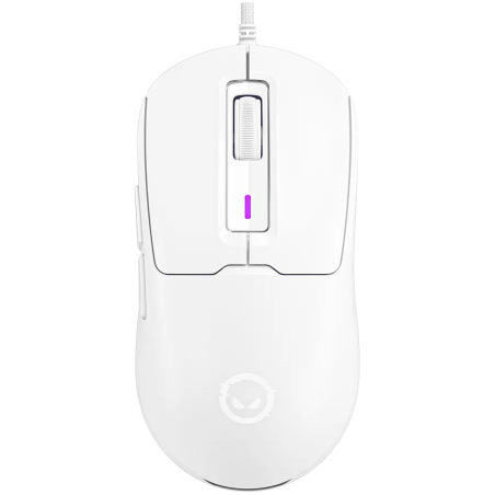 LORGAR MSA10, Ultralight Wired Gaming Mouse Advanced, white - 1
