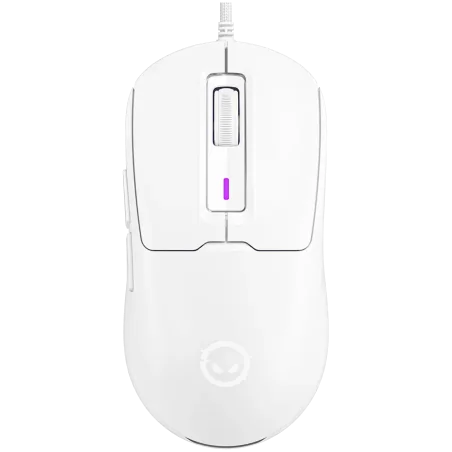 LORGAR MSA10, Ultralight Wired Gaming Mouse Advanced, white - 1