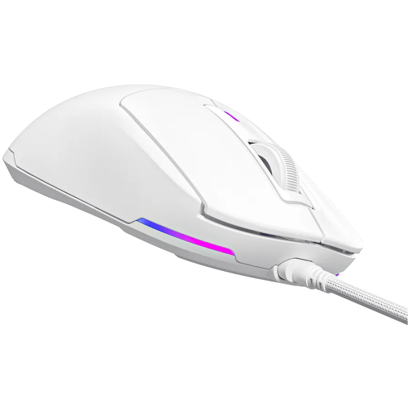 LORGAR MSA10, Ultralight Wired Gaming Mouse Advanced, white - 1