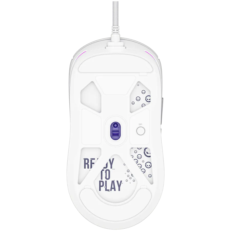 LORGAR MSA10, Ultralight Wired Gaming Mouse Advanced, white - 1