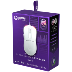 LORGAR MSA10, Ultralight Wired Gaming Mouse Advanced, white - 8
