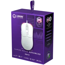 LORGAR MSA10, Ultralight Wired Gaming Mouse Advanced, white - 8