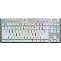 LOGITECH G915 X LIGHTSPEED Wireless Gaming Keyboard - WHITE - US INT'L - 2.4GHZ/BT - EMEA28i-935 - TACTILE - 1