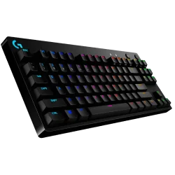 LOGITECH G PRO TKL Corded Mechanical Gaming Keyboard - BLACK - US INT'L - USB - CLICKY - 2