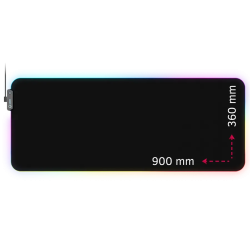 Lorgar Steller 919, Gaming mouse pad, High-speed surface, anti-slip rubber base, RGB backlight, USB connection, Lorgar WP Gamewa
