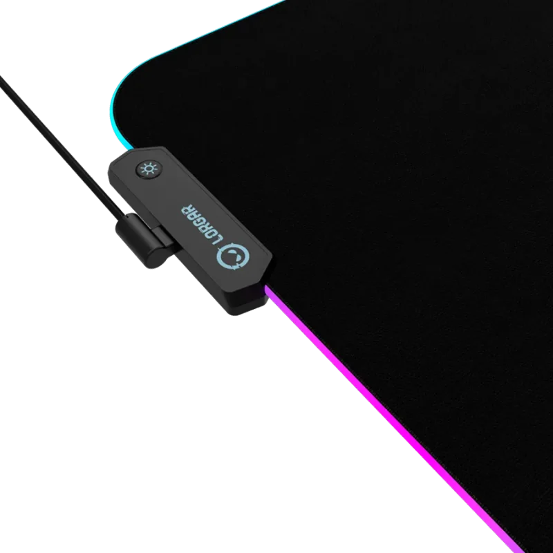Lorgar Steller 919, Gaming mouse pad, High-speed surface, anti-slip rubber base, RGB backlight, USB connection, Lorgar WP Gamewa