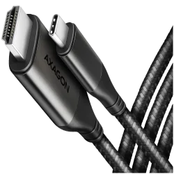 AXAGON RVC-HI2MC USB-C - HDMI 2.0 adapter 4K/60Hz Aluminum, 1,8m cable - 1