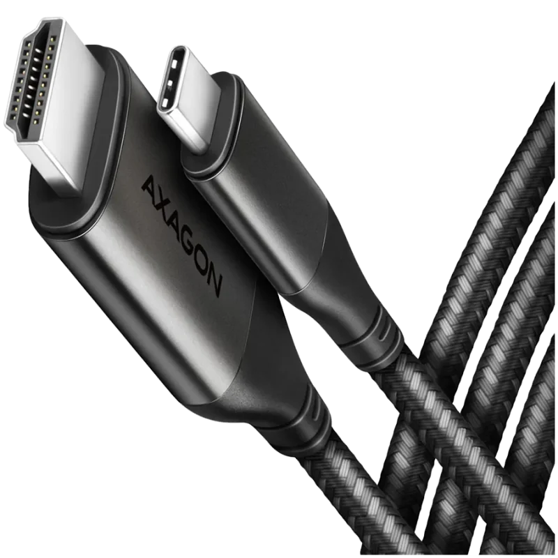AXAGON RVC-HI2MC USB-C - HDMI 2.0 adapter 4K/60Hz Aluminum, 1,8m cable - 1