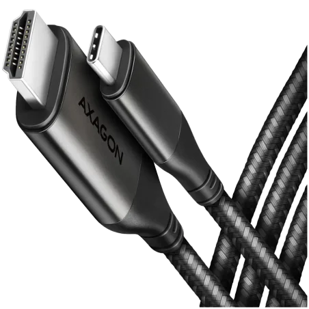 AXAGON RVC-HI2MC USB-C - HDMI 2.0 adapter 4K/60Hz Aluminum, 1,8m cable - 1
