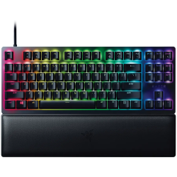 Razer Huntsman V2 Tenkeyless, Optical Gaming Keyboard (Clicky Optical Switch), US Layout, Doubleshot PBT Keycaps, Sound Dampenin