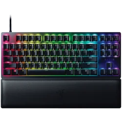 Razer Huntsman V2 Tenkeyless, Optical Gaming Keyboard (Clicky Optical Switch), US Layout, Doubleshot PBT Keycaps, Sound Dampenin