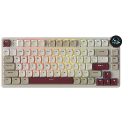 ROYAL KLUDGE RK N80 Rosy Clouds Gaming Keyboard Red switch - 1