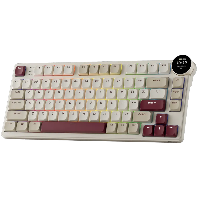 ROYAL KLUDGE RK N80 Rosy Clouds Gaming Keyboard Red switch - 1