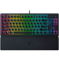 Razer Ornata V3 Tenkeyless, Low Profile Gaming Keyboard, US Layout, 8 Razer Chroma™ RGB Lighting Zones, Dedicated Media Keys, UV